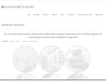 Tablet Screenshot of gramonainteriors.com